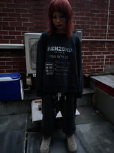 Load image into Gallery viewer, Dark navy printed sweatshirt
