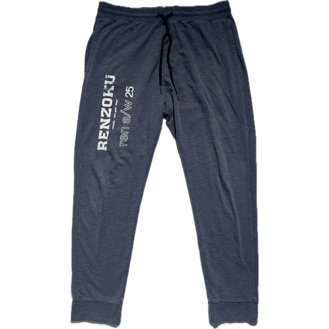 Grey printed sweatpants