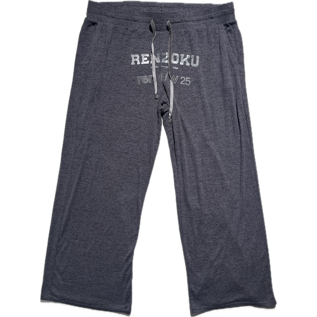 Grey printed sweatpants