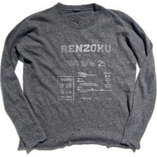 Load image into Gallery viewer, Distressed wool printed longsleeve
