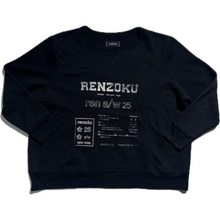 Load image into Gallery viewer, Dark navy printed sweatshirt
